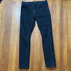 Pacsun Black Stacked Skinny Jeans SZ 30/30